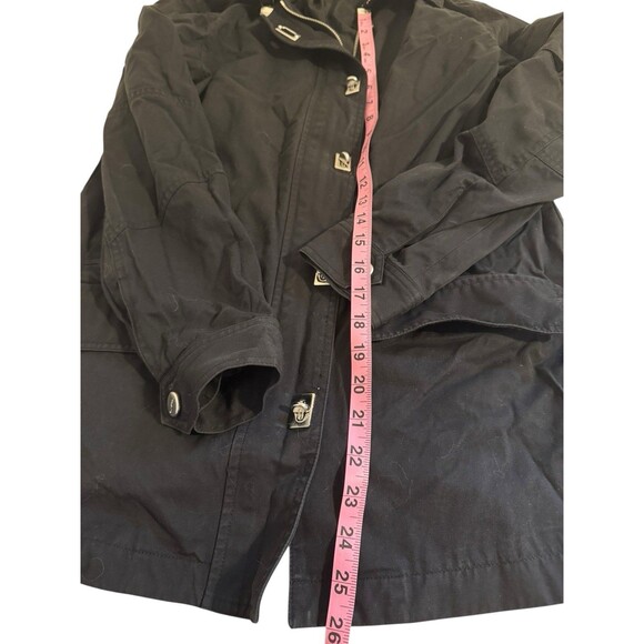 Ralph Lauren Womans Jacket Size Small Black Toggle Buttons Lightweight - Picture 5 of 5